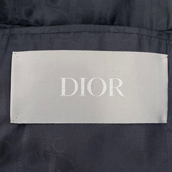 Mens Black Wool Overcoat 42 Made In Italy With Cupro Lining - Picture 7 of 7